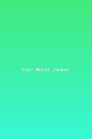 Full Metal Jacket